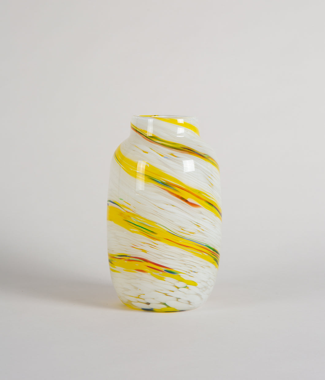 Hay Lemon Swirl Vase
